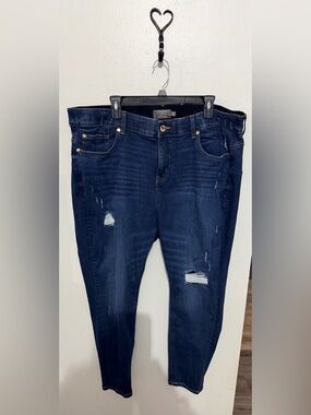 torrid Dark Indigo Distressed Women’s Jeans SZ 24S